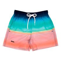 Shorts Praia Infantil Estampado 100% Poliéster Tie Dye Mash