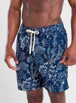 Shorts Praia Mash 611.41 Masculino Estampado Com Bolsos Poliéster T. P/GG