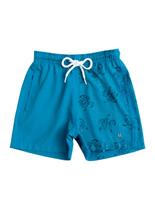 Shorts Praia Mash 619.64 Infantil Print Reveal Poliéster T. P/GG