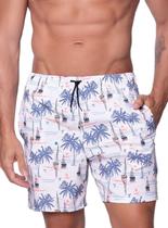 Shorts Praia Selene Beachwear 30050.002 Masculino Estampado UV 50+ Poliéster T. P/GG Shorts Praia Selene Beachwear 30050.002 Masculino Estampado UV 50+ Poliéster T. P/GG