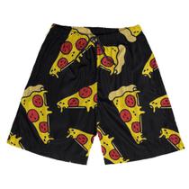 Shorts Praia Verão Bermuda Short Pizza Comida Food 75