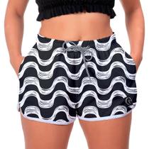 Shorts Premium Calcada Rj Copacabana Preta W2 Feminino