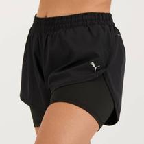 Shorts Puma 2 em 1 Feminino Preto