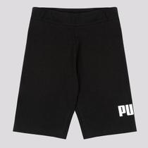 Shorts Puma ESS+ Logo Juvenil Feminino Preto