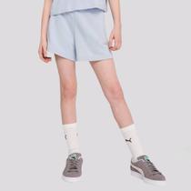 Shorts Puma ESS Small NO. 1 Juvenil Feminina Azul