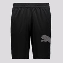 Shorts Puma Tad Big Logo Preto Shorts Puma Tad Big Logo Preto