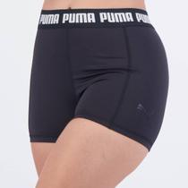 Shorts Puma Trains Strong 3 Feminino Preto e Branco