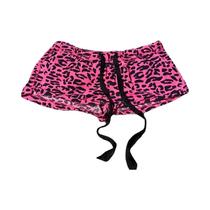 Shorts Punk Femininos Y2K Harajuku Com Estampa De Leopardo Rock Gótico Retro Hip Hop