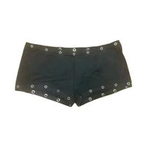 Shorts Retro Y2K Com Design De Corte Hip-Hop E Rivets, Moda Punk, Hot Pants, Emo Grunge