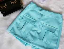 Shorts saia Alfaiataria cargo