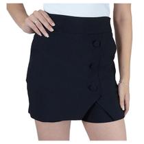 Shorts Saia Feminino Autenticada Preto - 7646 Shorts Saia Feminino Autenticada Preto - 7646