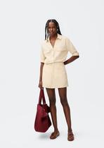 Shorts Saia Fio Tinto Em Alfaiataria Shorts Saia Fio Tinto Em Alfaiataria