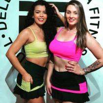 Shorts saia Fitness amarelo M