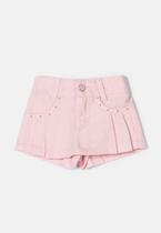 Shorts Saia Infantil Menina Sun Place Jeans