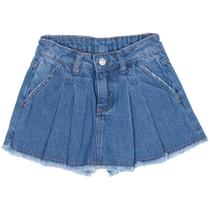 Shorts Saia Jeans Infantil Mania Kids 6196