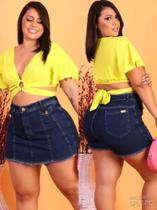 Shorts saia jeans