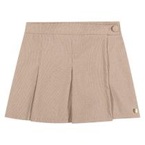 Shorts Saia Menina Juvenil Mod.me em Cotelê na cor Avelã Tamanho:16 Shorts Saia Menina Juvenil Mod.me em Cotelê na cor Avelã Tamanho:16