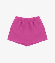 Shorts Saia Moletom Rovi Kids Rosa Shorts Saia Moletom Rovi Kids Rosa