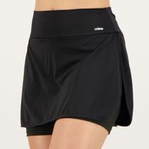 Shorts Saia Selene Fitness Feminino Preto Shorts Saia Selene Fitness Feminino Preto