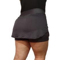 Shorts Saia Vinha Fashion Cintura Alta Treino Fitness Academia Super Confortável