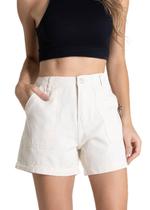 Shorts Sarja Sawary - 281004 - Off white 38 Shorts Sarja Sawary - 281004 - Off white 38