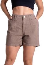 Shorts Sarja Sawary - 281623 - Marrom 42 Shorts Sarja Sawary - 281623 - Marrom 42