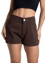 Shorts Sarja Sawary - 282004 - MARROM 36 Shorts Sarja Sawary - 282004 - MARROM 36