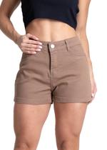 Shorts Sarja Sawary - 282025 - marrom 36 Shorts Sarja Sawary - 282025 - marrom 36