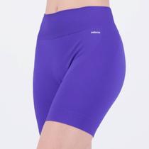 Shorts Selene Canelado Sem Costura Feminino Roxo