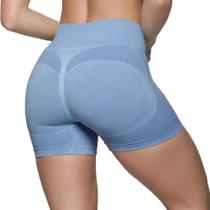 Shorts Selene sem costura feminino Azul