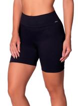 Shorts Selene Sport 20923.001 Feminino Fitness Sem Costura Canelado Microfibra T. P/GG