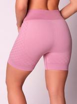 Shorts Selene Sport 20928.001 Feminino Fitness Quadriculado Microfibra T. P/GG Shorts Selene Sport 20928.001 Feminino Fitness Quadriculado Microfibra T. P/GG