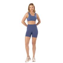 Shorts Sem Costura Selene Bermuda Fitness Academia Corrida