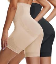 Shorts Shapewear Sarin Mathews Tummy Control pretos e nude XS-S