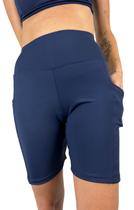 Shorts Simple Com Bolso Original C17 Fitness Azul Marinho