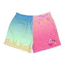 Shorts Six Seven Ice Cream Drip Meme Boy 9-10 anos rosa/azul Shorts Six Seven Ice Cream Drip Meme Boy 9-10 anos rosa/azul