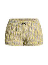 Shorts SOLY HUX femininos com babados Y2k Gingham Purple XL