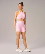 Shorts sport way of life rosa light alto giro tamanho:m Shorts sport way of life rosa light alto giro tamanho:m