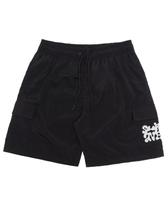 Shorts Surfavel Tactel Cargo Distorted Letter (Preto) Shorts Surfavel Tactel Cargo Distorted Letter (Preto)