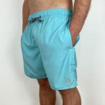 Shorts Surftrip Liso Azul Claro