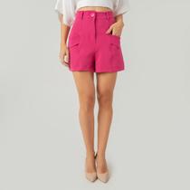 Shorts susie alfaiataria bolso feminino