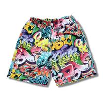 Shorts Tactel Estampado Um Maluco no Pedaço Pierry Lohan - ST05 Shorts Tactel Estampado Um Maluco no Pedaço Pierry Lohan - ST05