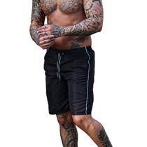 Shorts Tactel Masculino Academia Bolso Cordão Faixa Lateral Shorts Tactel Masculino Academia Bolso Cordão Faixa Lateral
