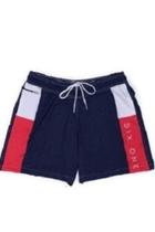 Shorts Tactel Masculino Red Block Marinho Six One Esportivo e Confortável Shorts Tactel Masculino Red Block Marinho Six One Esportivo e Confortável