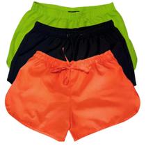 Shorts Tactel Plus Size Feminino Bermuda P Gordinha