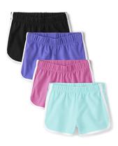Shorts The Children's Place Dolphin Beach Plum para crianças de 7 a 8 anos