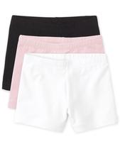 Shorts The Children's Place Girl's Cartwheel, pacote com 3 unidades, tamanho L Shorts The Children's Place Girl's Cartwheel, pacote com 3 unidades, tamanho L