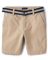 Shorts The Children's Place Stretch Chino Toast para meninos de 16 anos