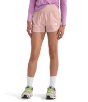 Shorts THE NORTH FACE Never Stop Woven para meninas Pink Moss Shorts THE NORTH FACE Never Stop Woven para meninas Pink Moss