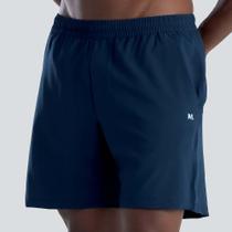 Shorts treino microfibra com bermuda m azul marinho unica Shorts treino microfibra com bermuda m azul marinho unica